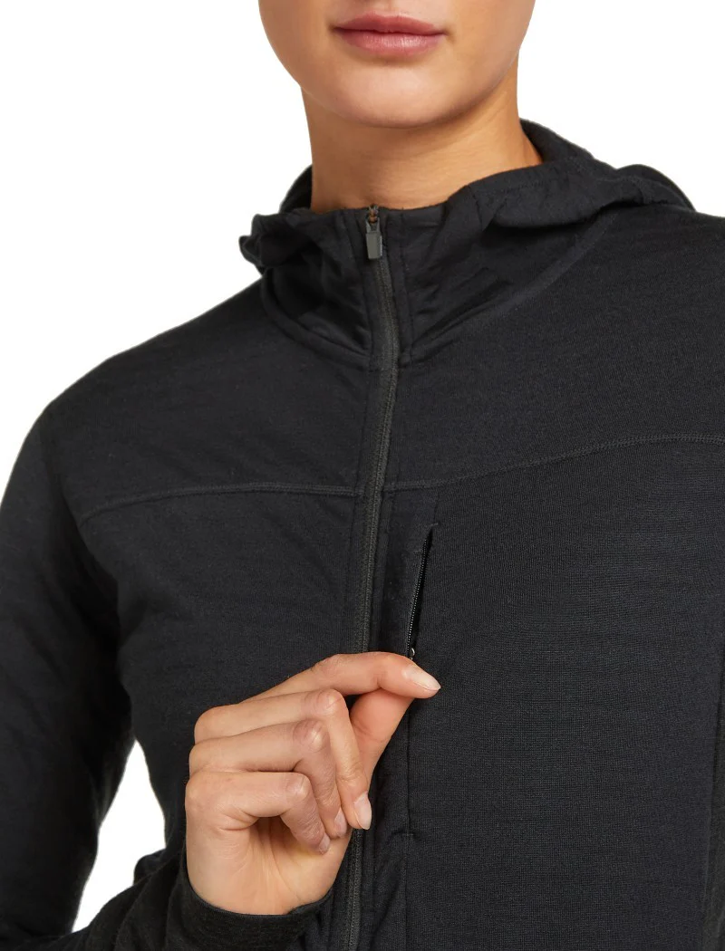 Merino Blend 300 RealFleece Descender LS Zip Hoodie - Womens - Image 7