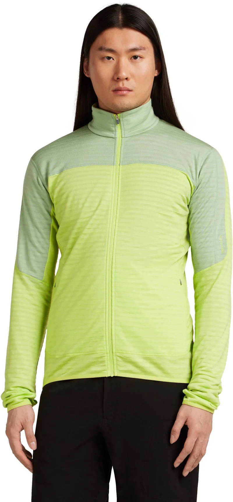 Merino Blend 300 RealFleece Descender LS Zip - Mens - Image 10