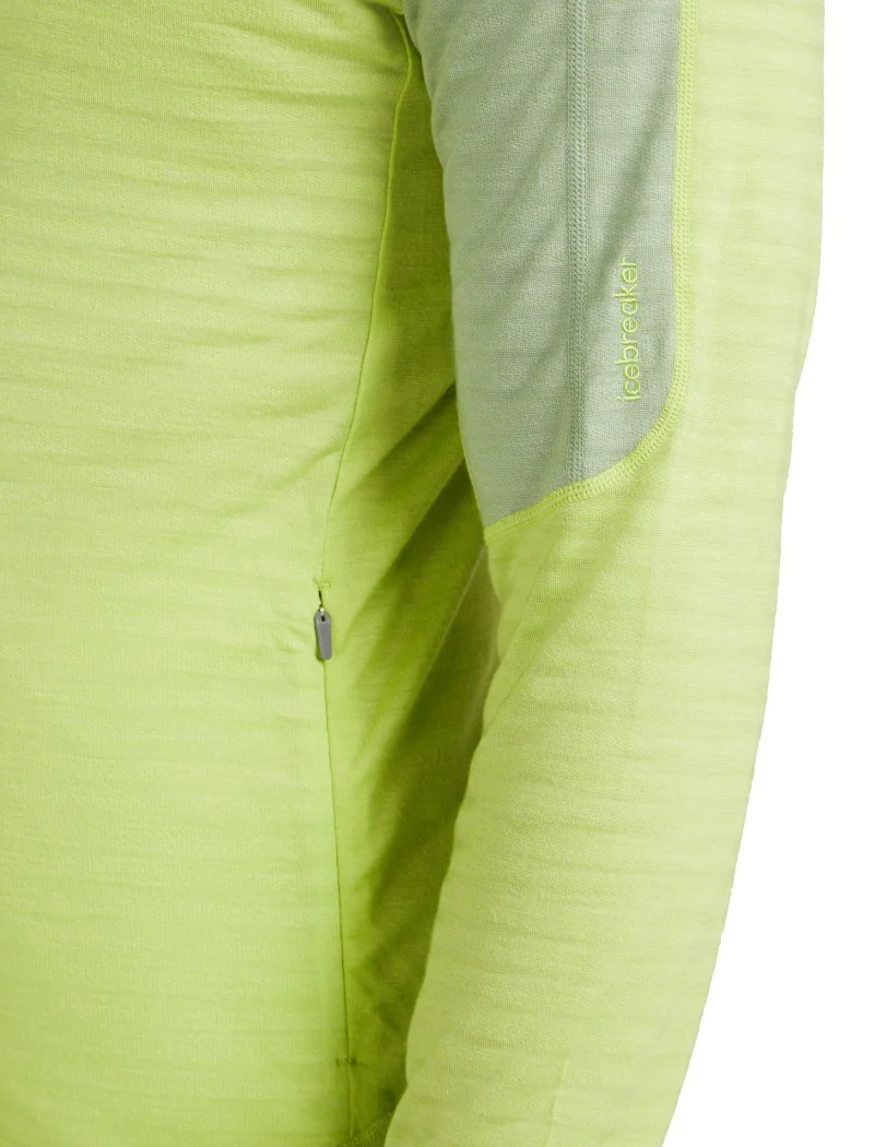 Merino Blend 300 RealFleece Descender LS Zip - Mens - Image 12