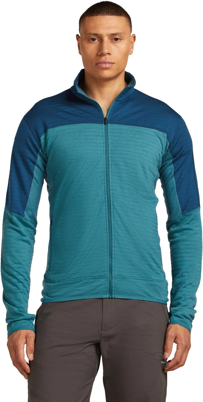 Merino Blend 300 RealFleece Descender LS Zip - Mens - Image 17