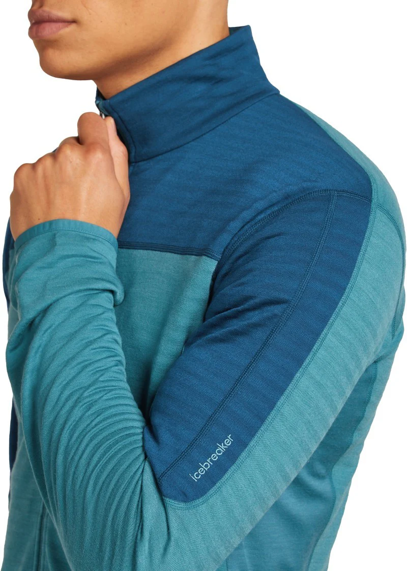 Merino Blend 300 RealFleece Descender LS Zip - Mens - Image 19