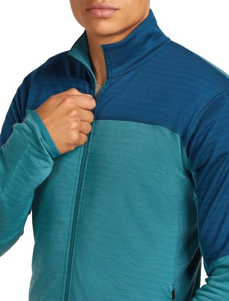 Merino Blend 300 RealFleece Descender LS Zip - Mens - Image 20