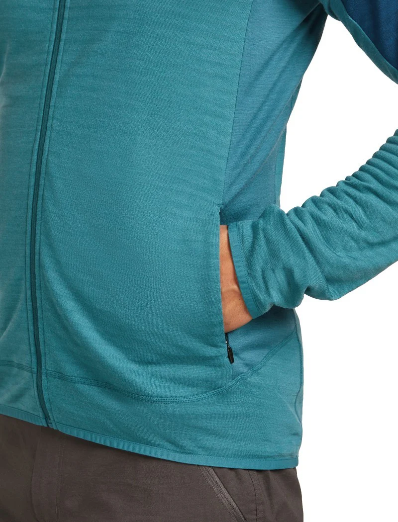 Merino Blend 300 RealFleece Descender LS Zip - Mens - Image 21