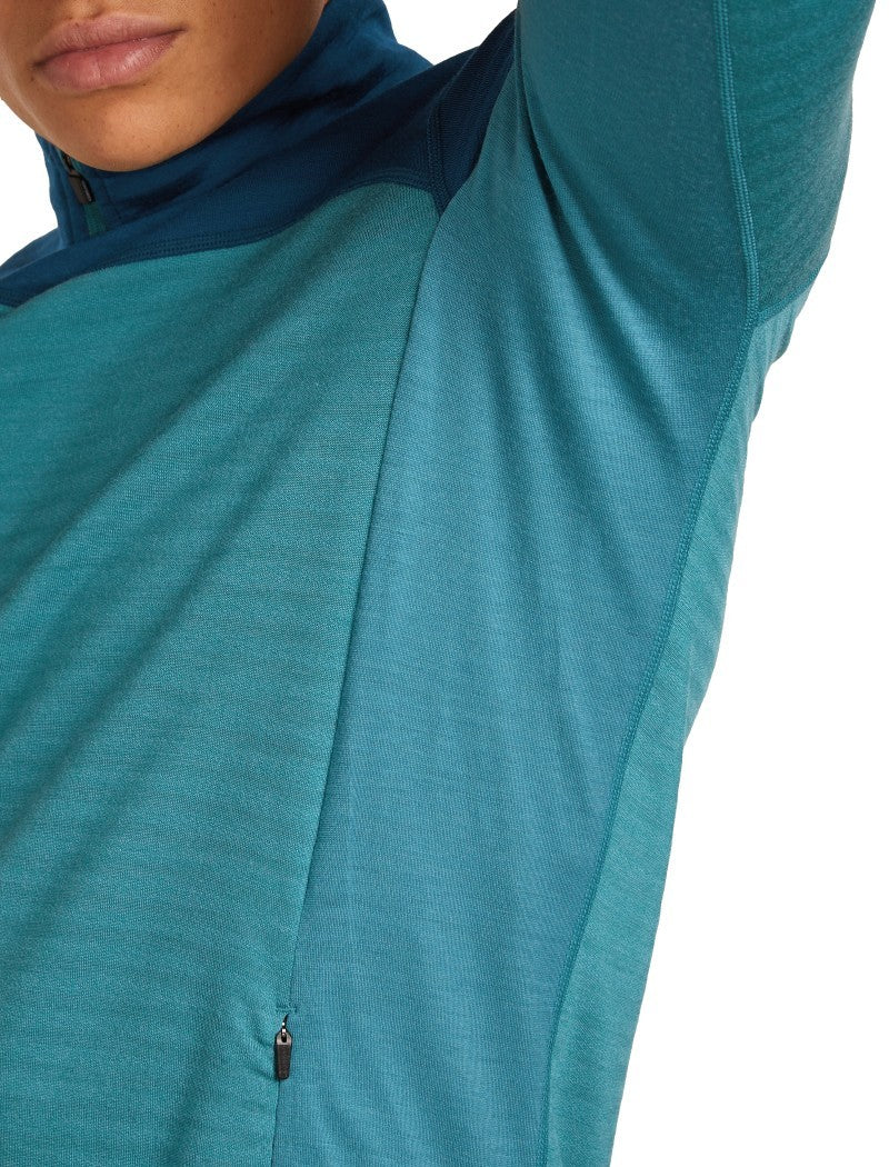 Merino Blend 300 RealFleece Descender LS Zip - Mens - Image 22