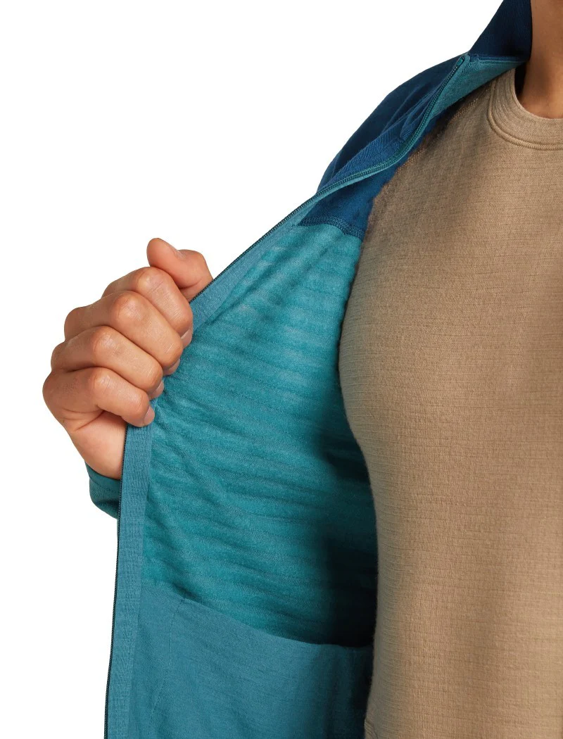 Merino Blend 300 RealFleece Descender LS Zip - Mens - Image 24