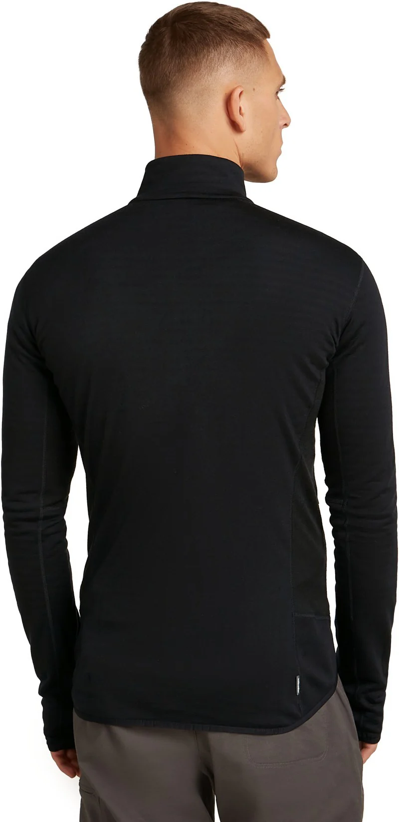 Merino Blend 300 RealFleece Descender LS Zip - Mens - Image 3