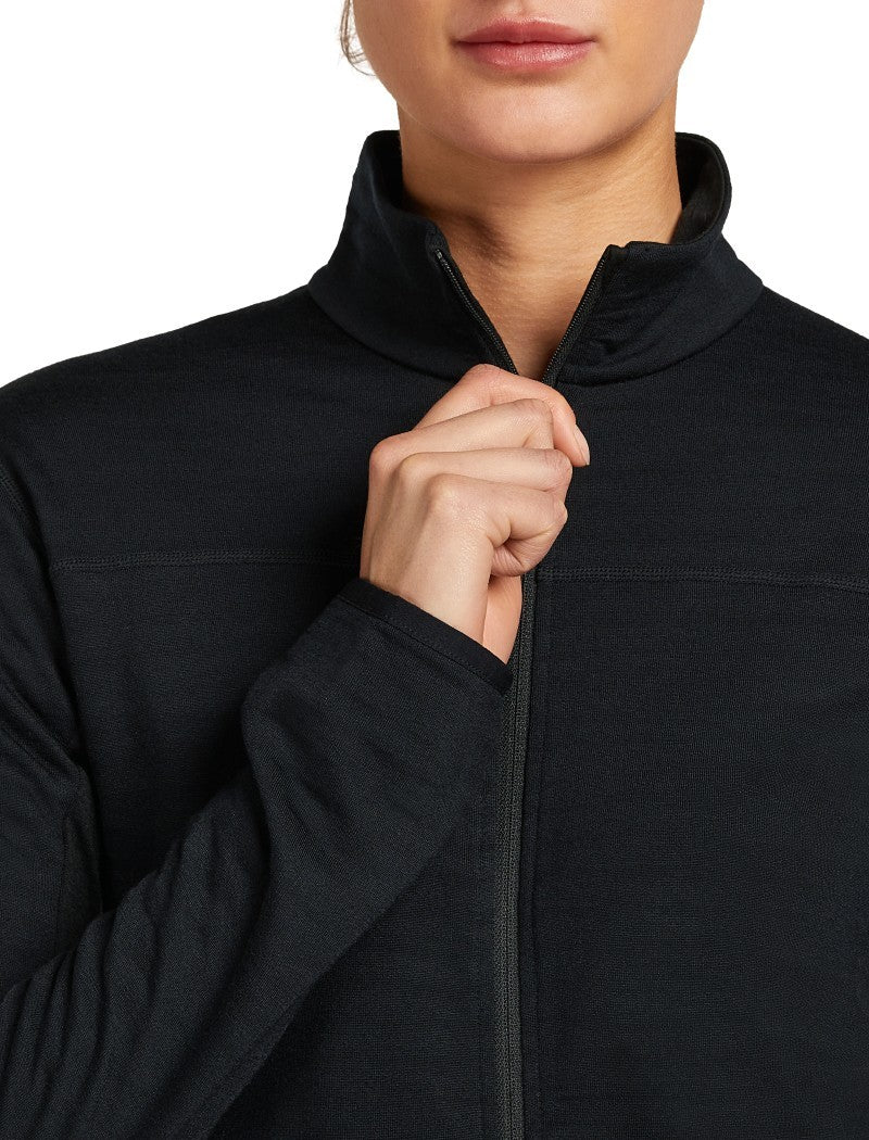 Merino Blend 300 RealFleece Descender LS Zip - Womens - Image 12