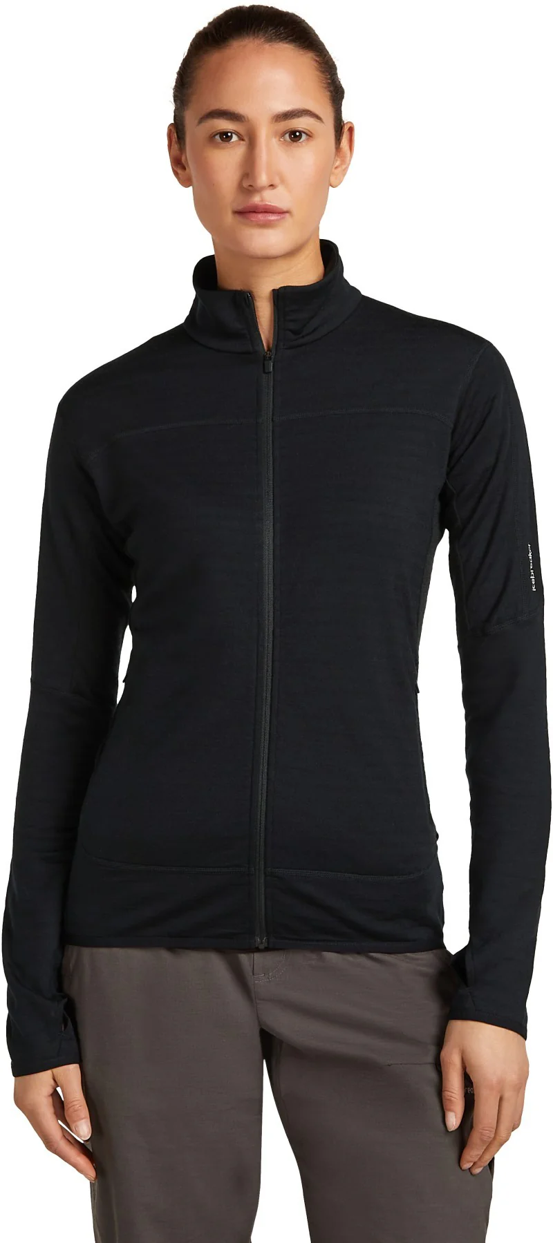 Merino Blend 300 RealFleece Descender LS Zip - Womens - Image 9