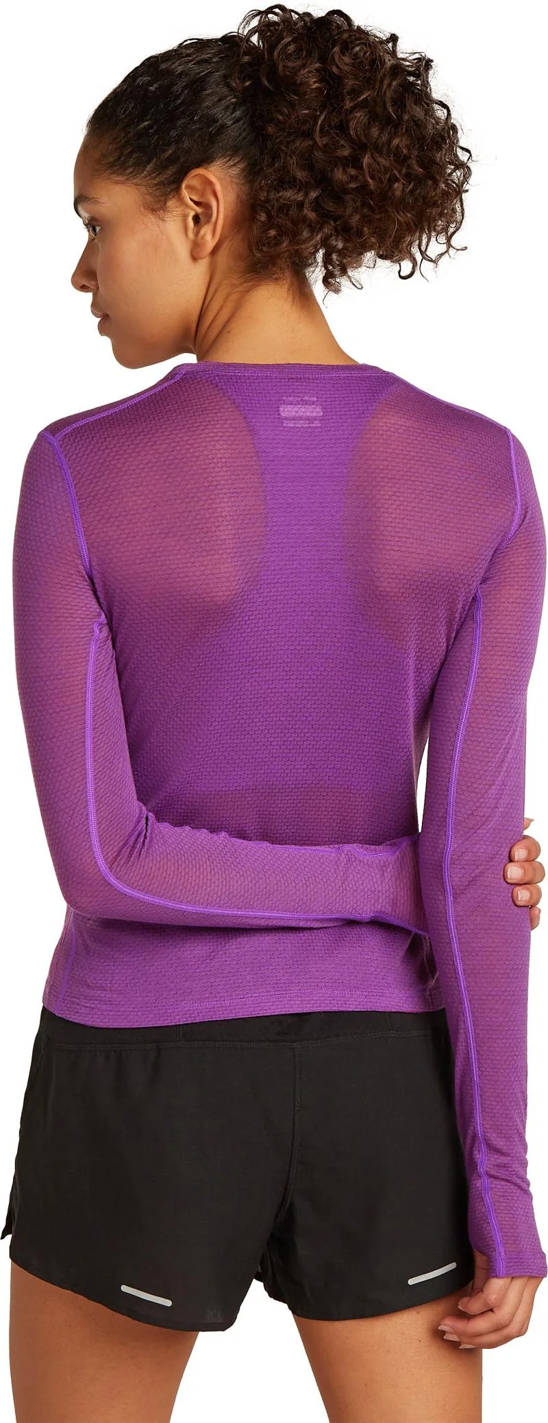 Merino Blend 75 Cool-Lite Featherlight LS Crewe - Womens - Image 3