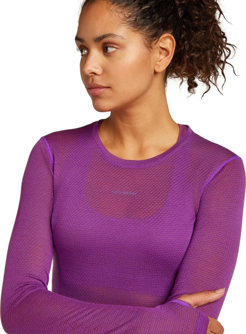 Merino Blend 75 Cool-Lite Featherlight LS Crewe - Womens - Image 4