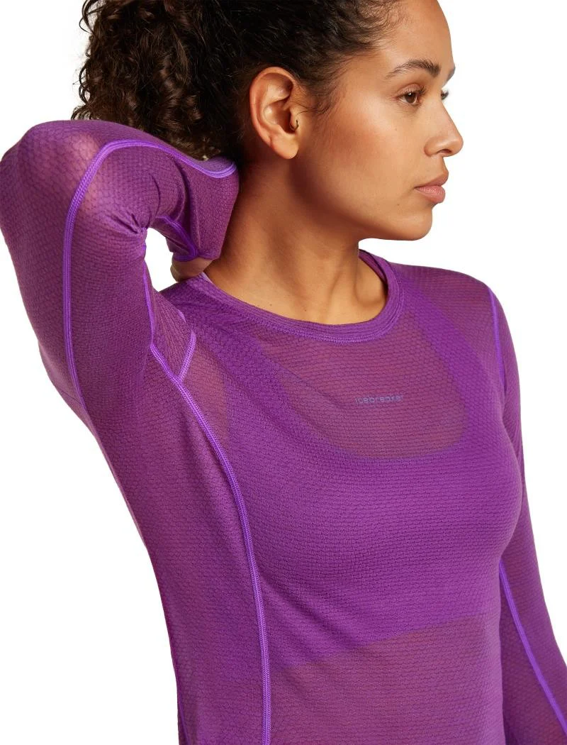Merino Blend 75 Cool-Lite Featherlight LS Crewe - Womens - Image 5