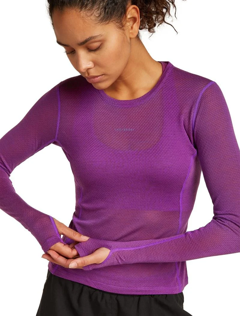 Merino Blend 75 Cool-Lite Featherlight LS Crewe - Womens - Image 6