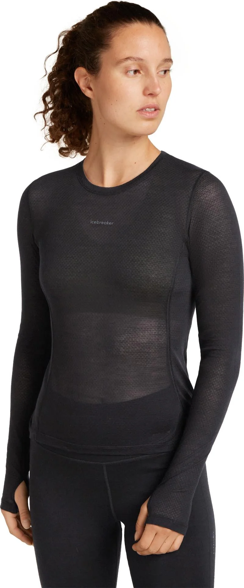 Merino Blend 75 Cool-Lite Featherlight LS Crewe - Womens - Image 8