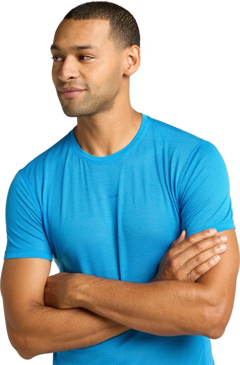 Merino Blend 75 Cool-Lite Featherlight SS Crewe - Mens - Image 5