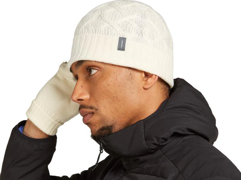 Merino Cable Knit Beanie - Image 2