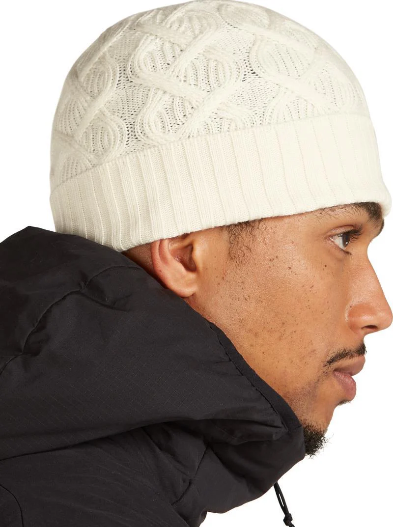 Merino Cable Knit Beanie - Image 3