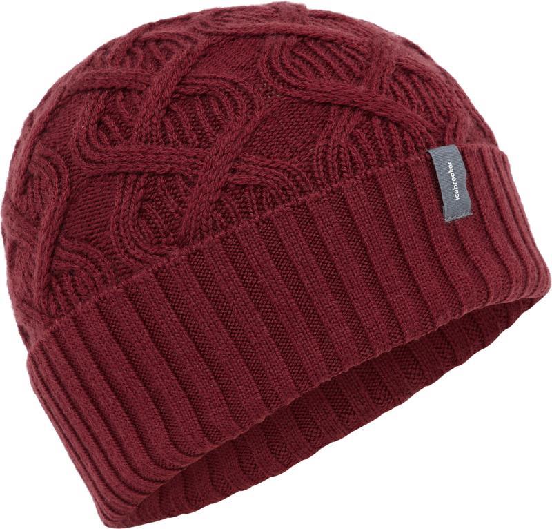 Merino Cable Knit Beanie - Image 4