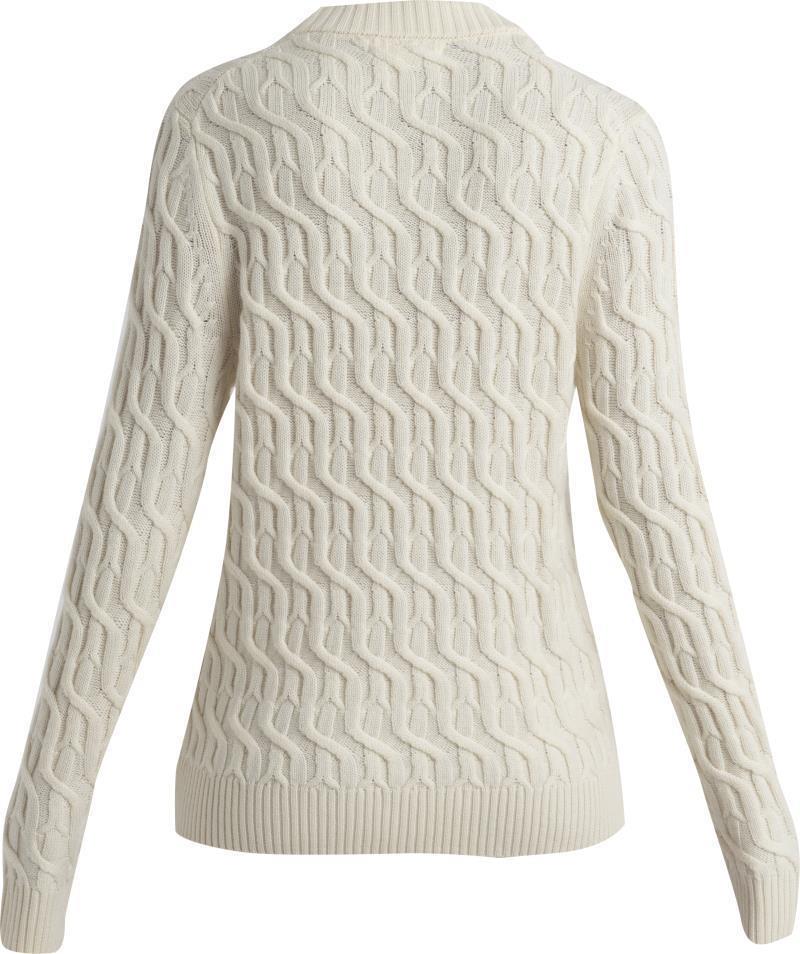 Merino Cable Knit Crewe Sweater - Womens - Image 2