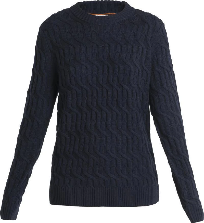 Merino Cable Knit Crewe Sweater - Womens - Image 3
