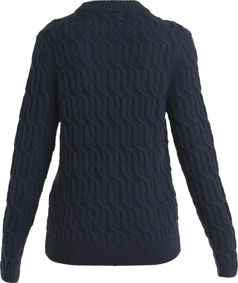 Merino Cable Knit Crewe Sweater - Womens - Image 4