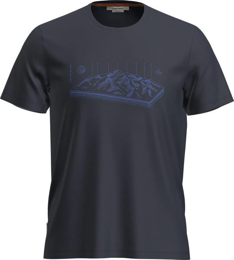 Merino Central Classic SS Tee - Alps 3D - Mens - Image 2