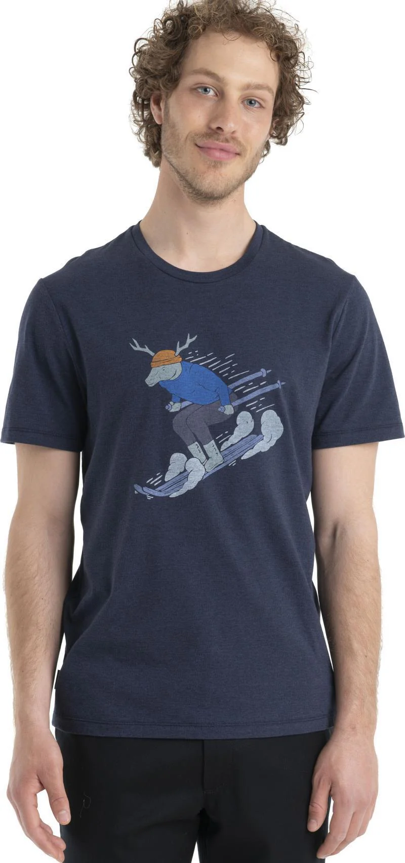 Merino Central Classic SS Tee - Ski Rider - Mens - Image 10