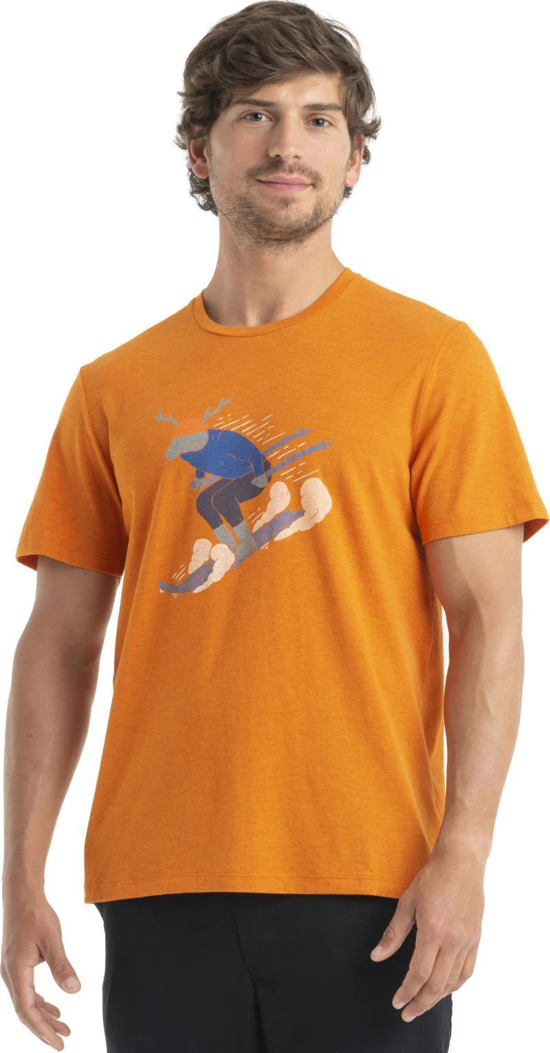 Merino Central Classic SS Tee - Ski Rider - Mens - Image 3