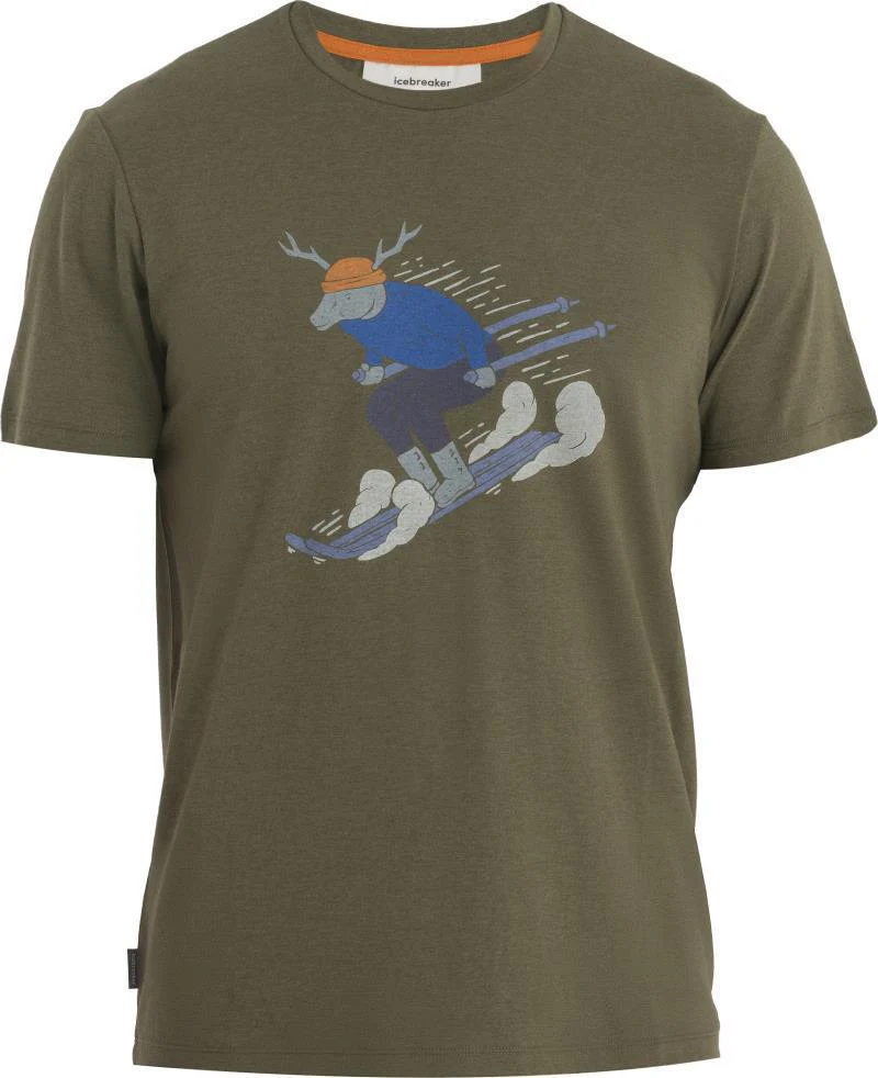 Merino Central Classic SS Tee - Ski Rider - Mens - Image 4
