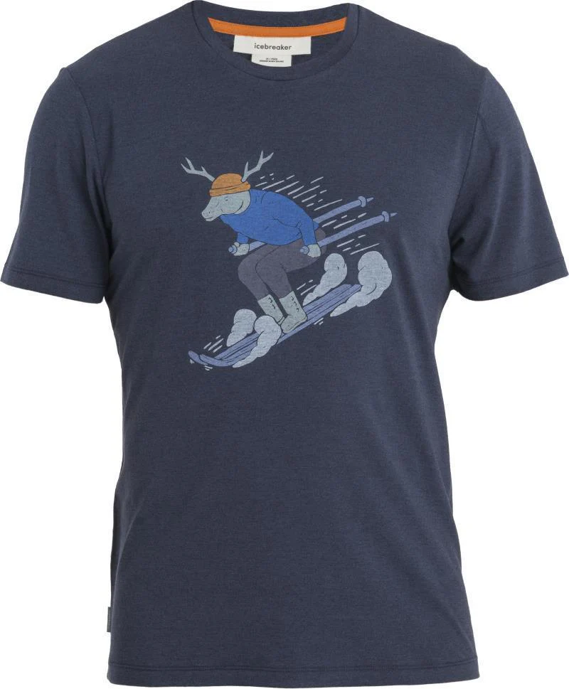 Merino Central Classic SS Tee - Ski Rider - Mens - Image 8