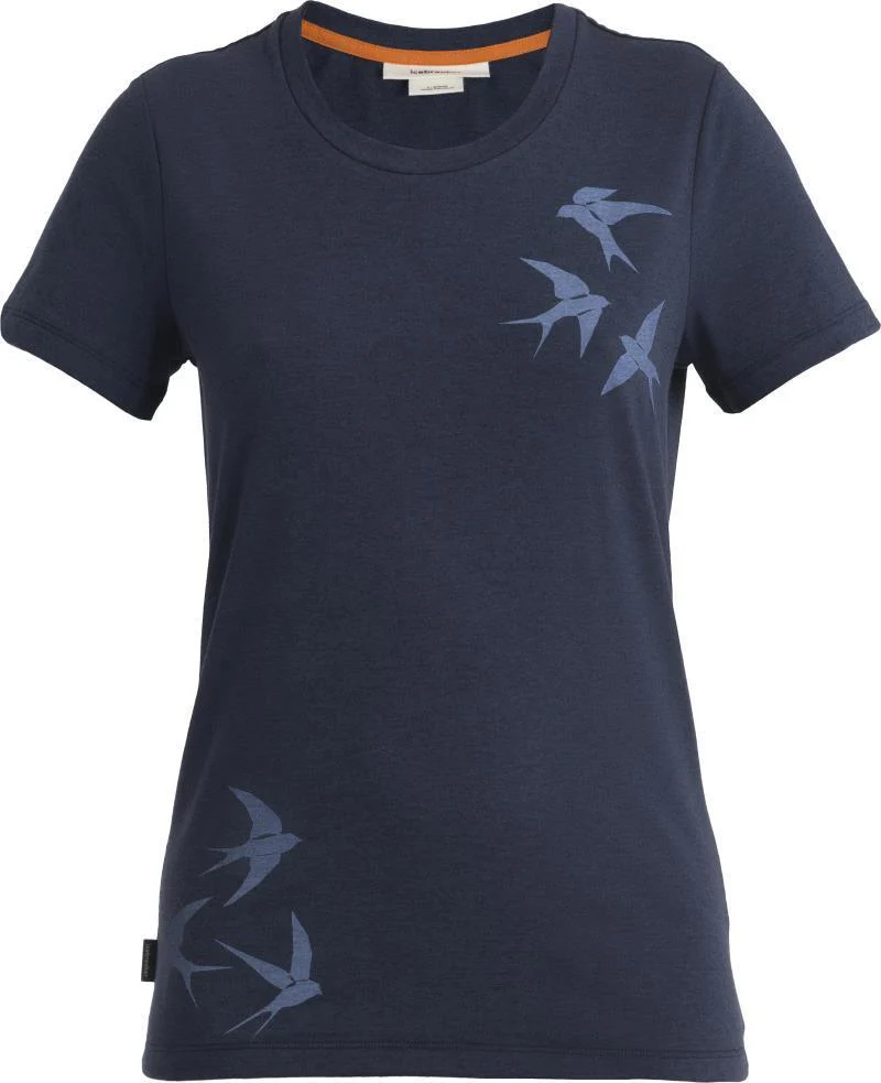 Merino Central Classic SS Tee - Swarming Shapes - Womens - Image 3