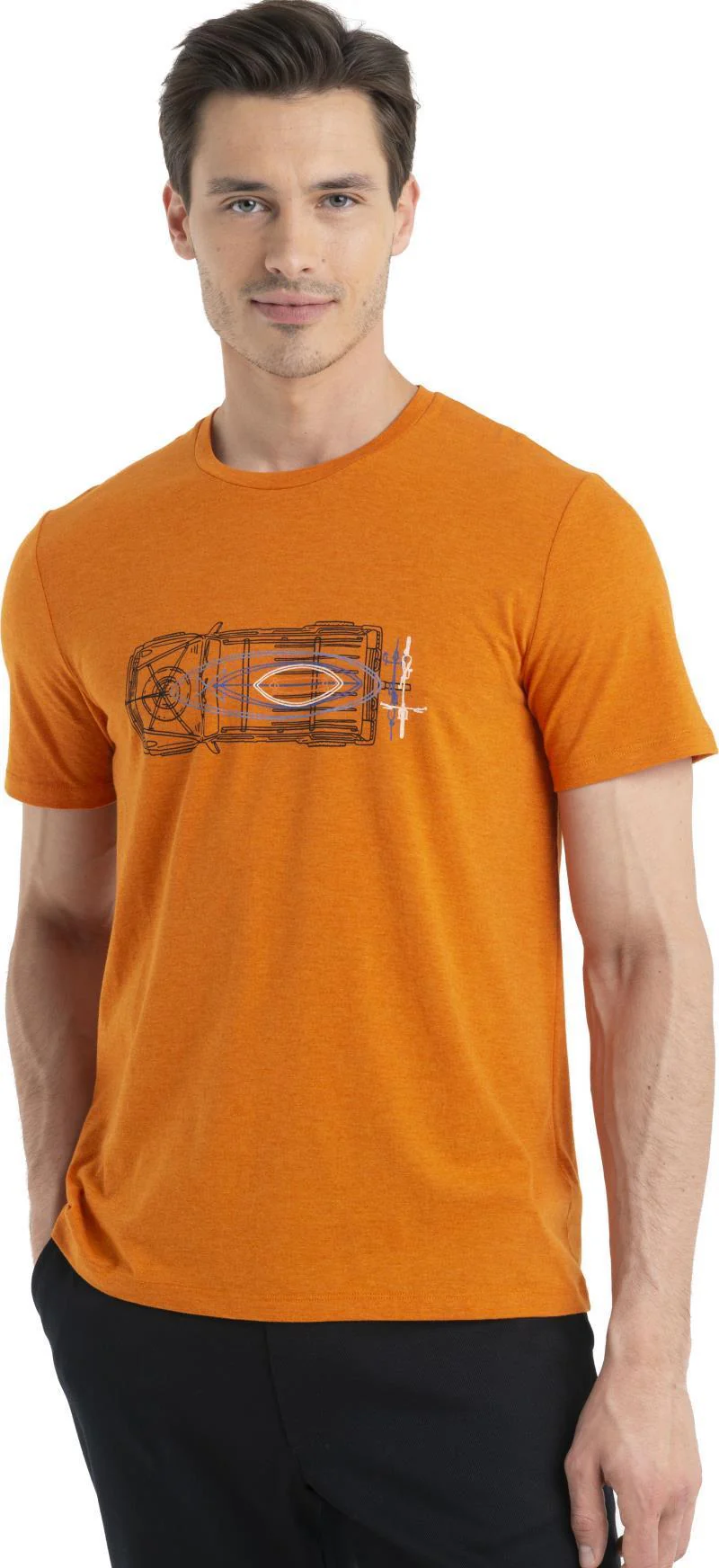 Merino Central Classic SS Tee - Wireframe Wonder - Mens - Image 3