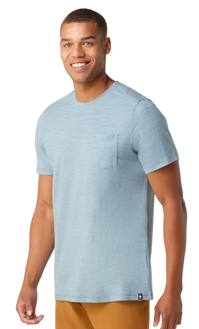 Merino Hemp 150 Blend Pocket SS Tee - Mens - Image 2