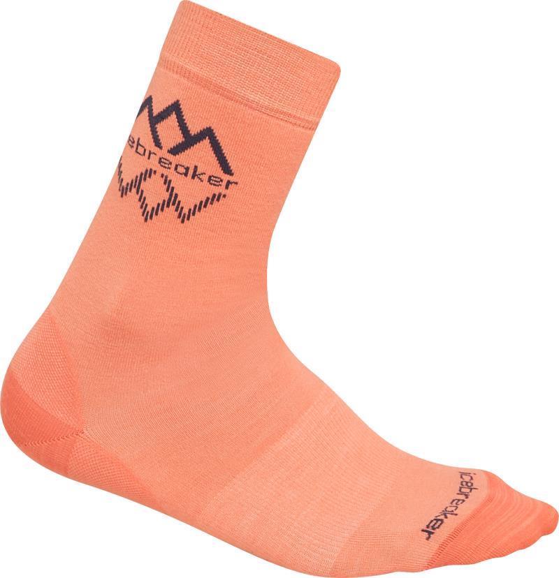 Merino Lifestyle Crew Socks - Fine Gauge - Icebreaker Logo Reflections - Womens - Image 2