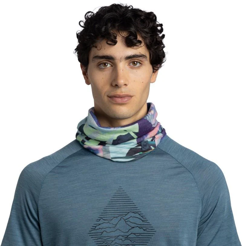 Merino Lightweight Neckwarmer - Digital Prints - Image 3