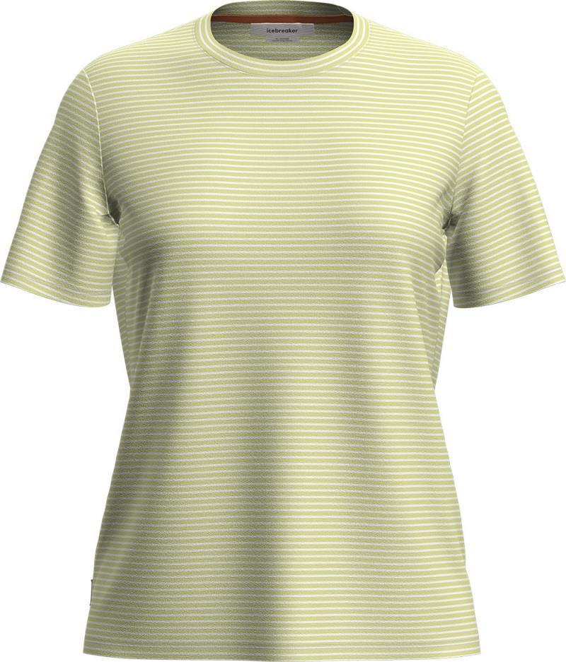 Merino Linen SS Tee - Stripe - Womens - Image 5