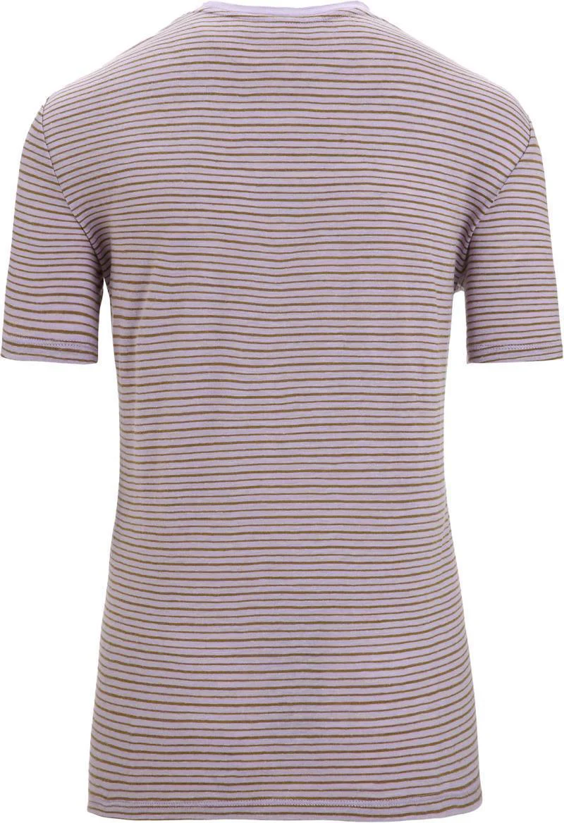Merino Linen SS Tee - Stripe - Womens - Image 2