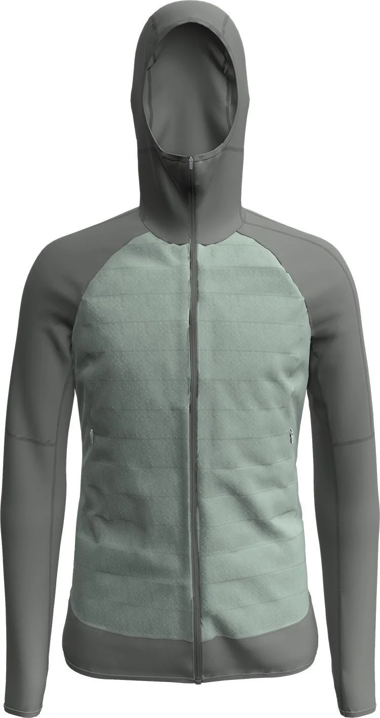 Merino Quantum Hybrid LS Zip Hoodie - Mens - Image 5