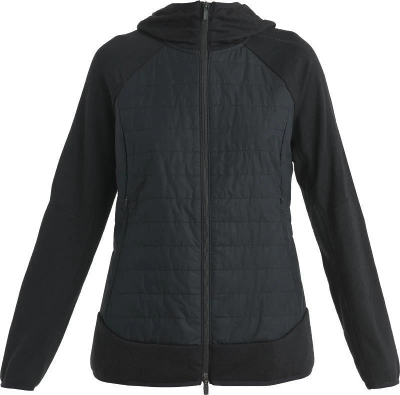 Merino Quantum Hybrid LS Zip Hoodie - Womens - Image 3