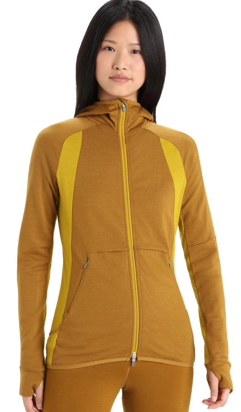 Merino Quantum ZoneKnit LS Zip Hoodie - Womens - Image 10