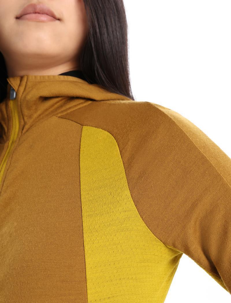 Merino Quantum ZoneKnit LS Zip Hoodie - Womens - Image 13
