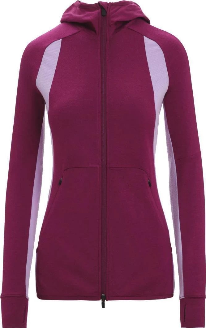 Merino Quantum ZoneKnit LS Zip Hoodie - Womens - Image 16