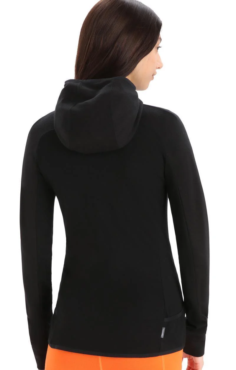 Merino Quantum ZoneKnit LS Zip Hoodie - Womens - Image 2