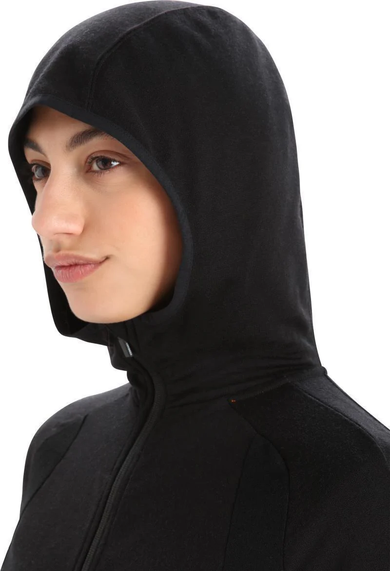 Merino Quantum ZoneKnit LS Zip Hoodie - Womens - Image 4