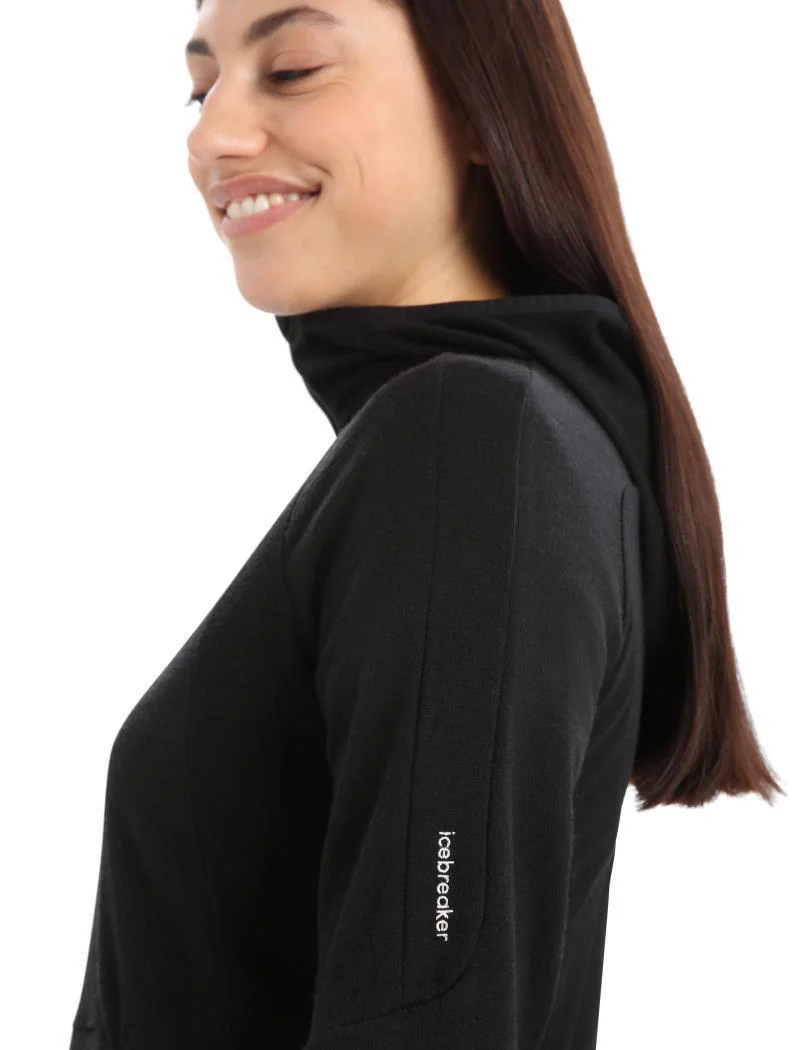 Merino Quantum ZoneKnit LS Zip Hoodie - Womens - Image 5
