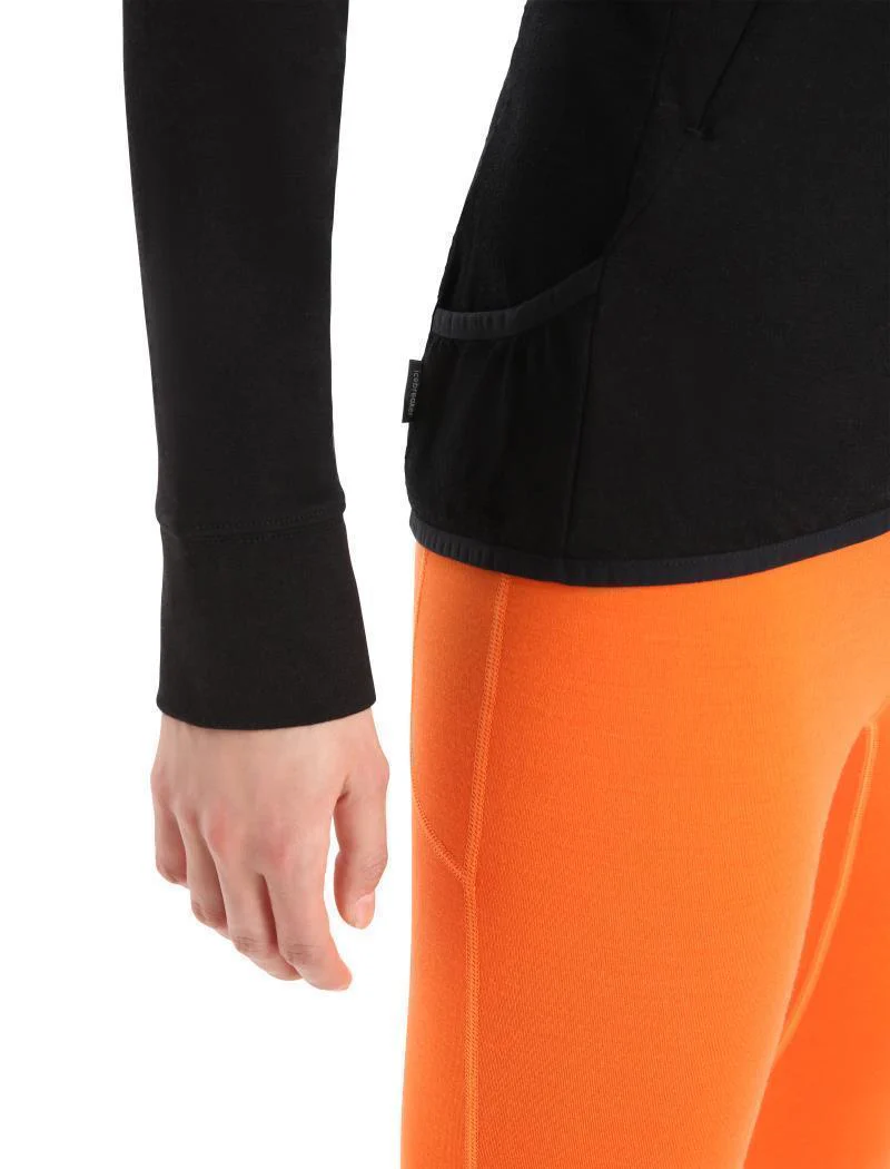 Merino Quantum ZoneKnit LS Zip Hoodie - Womens - Image 7