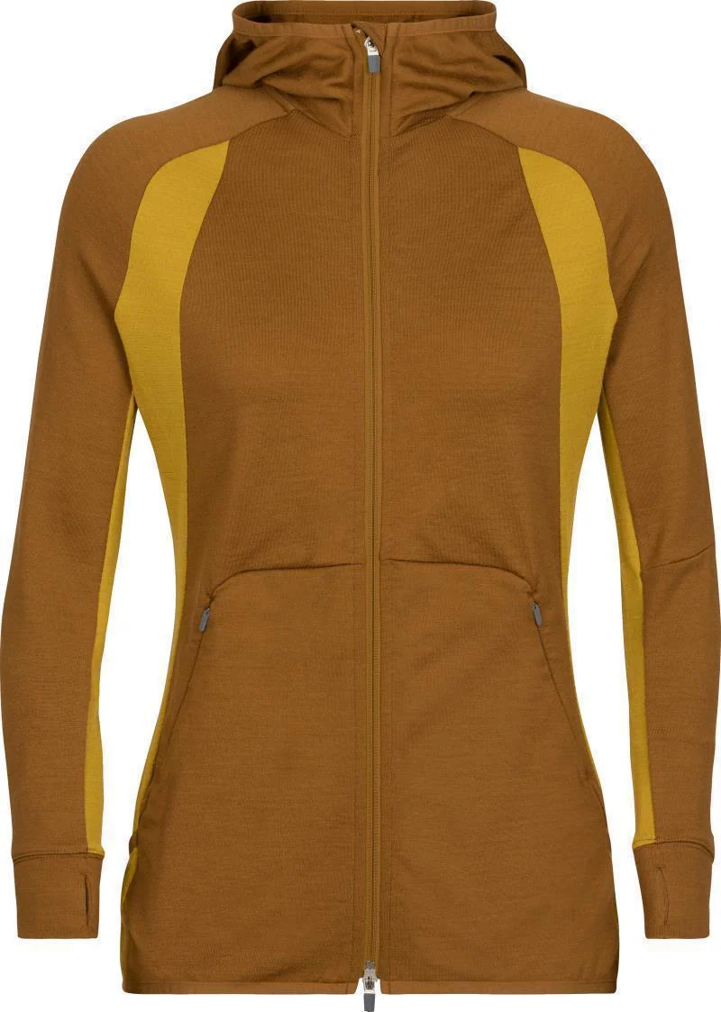 Merino Quantum ZoneKnit LS Zip Hoodie - Womens - Image 8