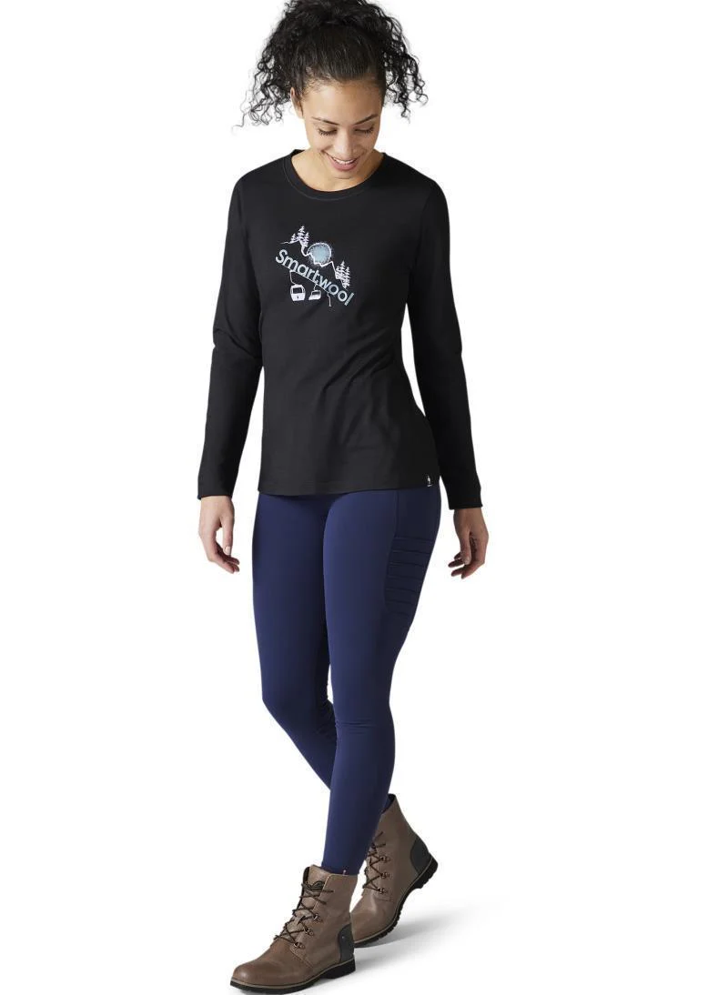 Merino Sport 150 Chair Lift LS Graphic Tee - Womens - Image 2