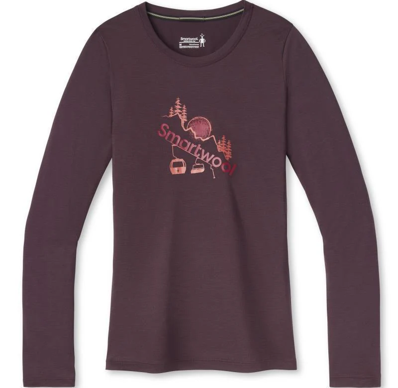 Merino Sport 150 Chair Lift LS Graphic Tee - Womens - Image 4