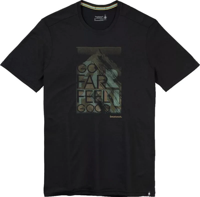 Merino Sport 150 Go Far, Feel Good Summit SS Graphic Tee - Mens - Image 3
