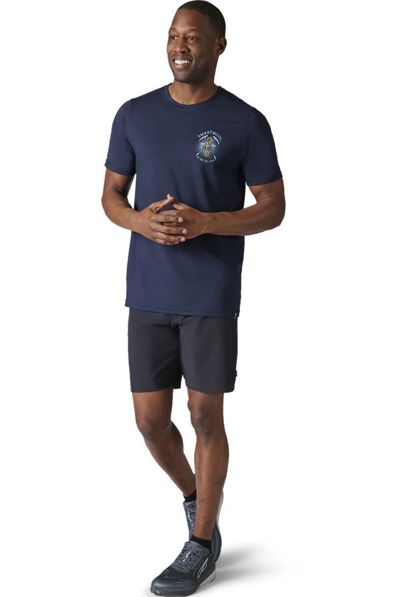 Merino Sport 150 Ice Axe Descent Graphic Tee - Mens - Image 4